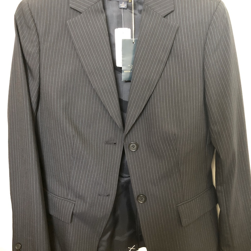 Brooks Brothers “346” Navy Pinstripe Suit Jacket